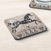 Dessous-de-verre Dessous de verre--Poney tissé (Côté gauche)