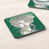 Dessous-de-verre Dessous de verres plastique dur Déesse des arbres  (Côté gauche)