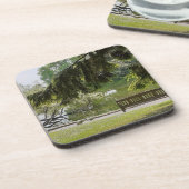 Dessous de verre d'étang de canard ornemental (Côté gauche)