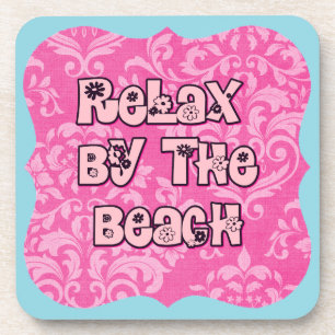 Dessous-de-verre Détendez-vous au bord de la plage