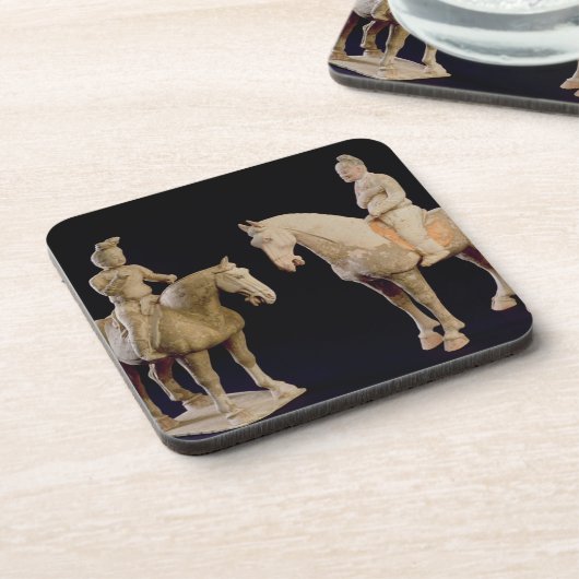 Dessous-de-verre Deux cavaliers, Chinois, dynastie de Tang (Côté gauche)