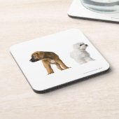 Dessous-de-verre Deux chiens (Côté gauche)