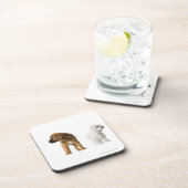 Dessous-de-verre Deux chiens (Côté Droit)