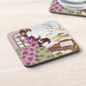 Dessous-de-verre Deux dames japonaises, C1890 (Côté gauche)