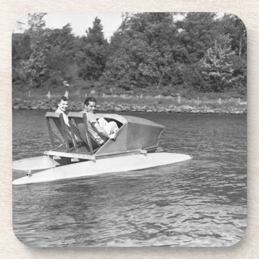 Dessous-de-verre Deux hommes (Devant)