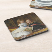 Dessous-de-verre Deux Jeunes Filles Victoriennes En Perte (Côté gauche)