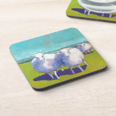 Dessous-de-verre Deux Moutons En Champ (Côté gauche)