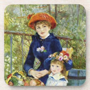 Dessous-de-verre Deux Soeurs (En Terrasse) De Pierre Renoir