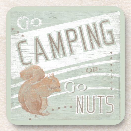 Dessous-de-verre Devis | Aller En Camping, Ou Aller Nuts (Devant)