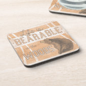 Dessous-de-verre Devis | La Vie Est Portable Dans Les Bois (Côté gauche)