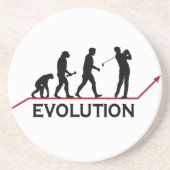 Dessous de verre d'évolution de golf (Devant)
