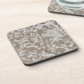 Dessous-de-verre Dévonien Fossil Brown et blanc (Côté gauche)