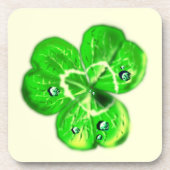 Dessous-de-verre Dew Dew Drops Beverage Coaster Fresh Green (Devant)