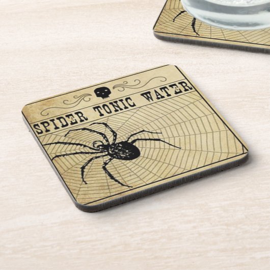 Dessous de verre d'Halloween Spider Tonic (Côté gauche)