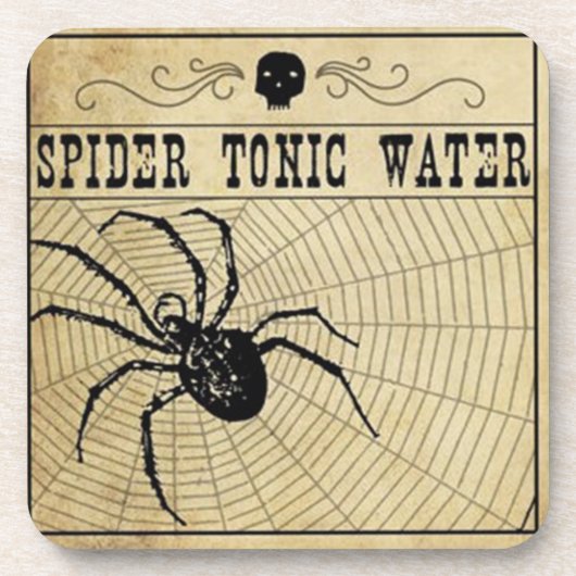 Dessous de verre d'Halloween Spider Tonic (Devant)