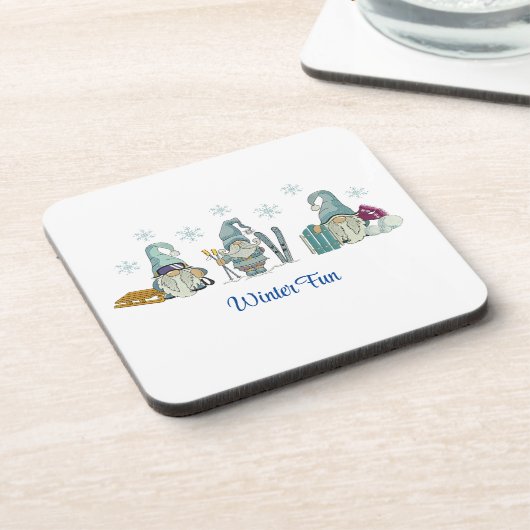 Dessous de verre d'hiver (Côté gauche)