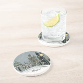 Dessous de verre d'hiver de pont de Charles (Côté)