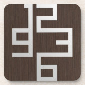 Dessous de verre d'horloge (Devant)