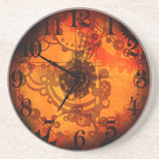 Dessous de verre d'horloge de Steampunk