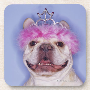Dessous-de-verre Diadème de port de bouledogue