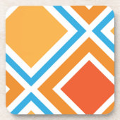 Dessous-de-verre diamant Abstrait géométrique (Devant)