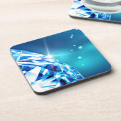 Dessous-de-verre diamant bleu (Côté gauche)