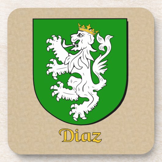 Dessous-de-verre Diaz Family Shield (Devant)