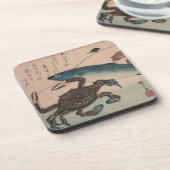 Dessous de verre d'Ichiryusai Hiroshige (Côté gauche)