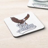 Dessous-de-verre Dieu bénisse l'Amérique (Côté gauche)