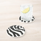 Dessous de verre d'impression Zebra (Côté)