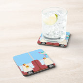 Dessous-de-verre Diner Cartoon Retro Fifties (Côté Droit)