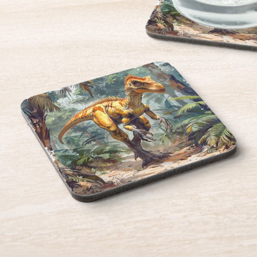 Dessous-de-verre Dinosaure (Côté gauche)