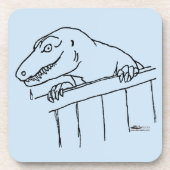 Dessous-de-verre Dinosaure de quartier convivial (Devant)