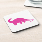 Dessous-de-verre Dinosaure rose (Côté gauche)