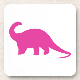 Dessous-de-verre Dinosaure rose
