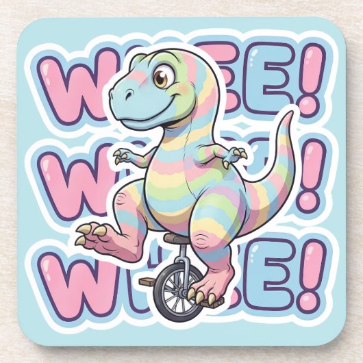 Dessous-de-verre Dinosaure, roue!!! (Devant)