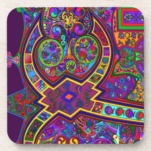 Dessous de verre d'inspiration celtique (Devant)