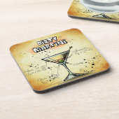 Dessous-de-verre Dirty Martini Bartender Drink Recette (Côté gauche)