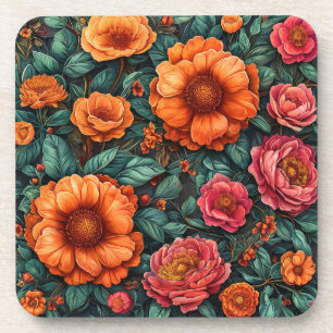 Dessous-de-verre Disposition Florale Vibrante