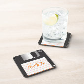 Dessous-de-verre Disques de disquettes de 3,5 pouces avec Étiquette (Côté Droit)