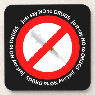 Dessous-de-verre Dites non aux drogues