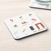 Dessous-de-verre Dix pestes (Côté gauche)