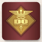 Dessous-de-verre DO (or) (diamant) (Devant)