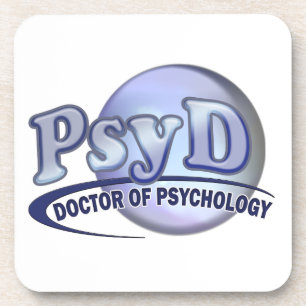 Dessous-de-verre Docteur de PsyD de LOGO de psychologie