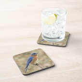 Dessous de verre d'oiseau bleu (Côté Droit)