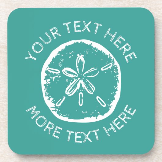 Dessous-de-verre Dollardesable coussin en plastique pour boisson (Devant)