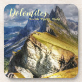 Dessous-de-verre Dolomites pittoresques Tyrol du Sud Italie (Devant)