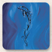 Dessous-de-verre Dolphine bleue (Devant)