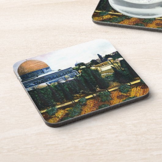 Dessous-de-verre Dôme du Rocher, Jérusalem (Côté gauche)