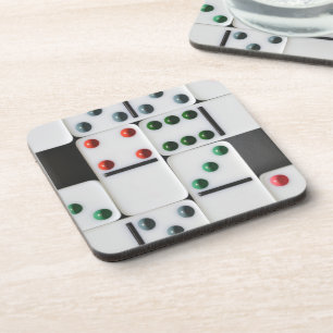 Dessous-de-verre Dominoes Tile Photo